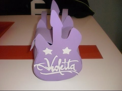 Mochila de goma eva de Violetta