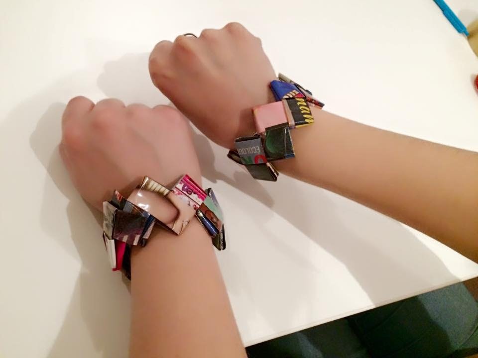 DIY L'arte del riciclo - braccialetti