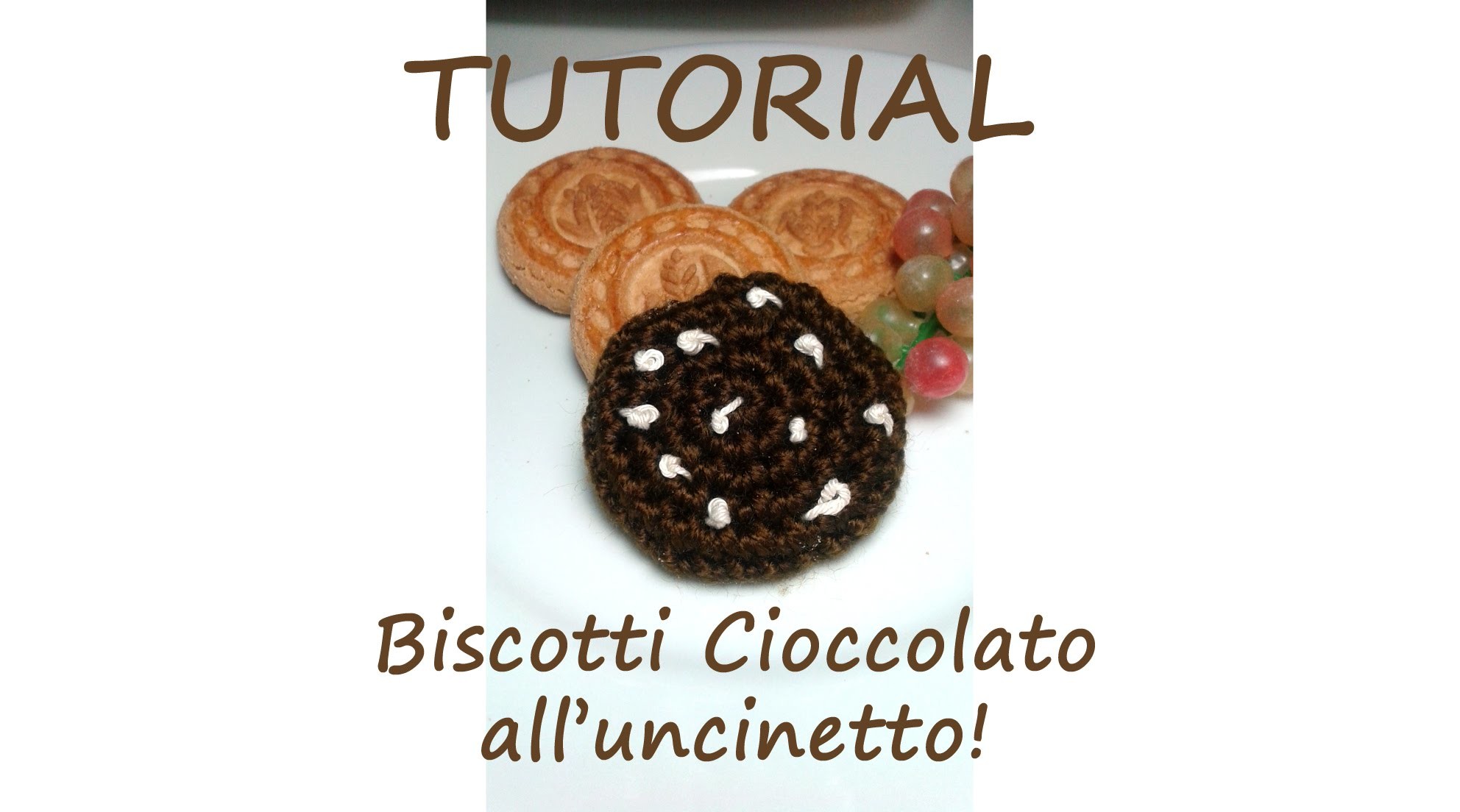 Tutorial Uncinetto - Biscotto cioccolato 2^pt - per super principianti!