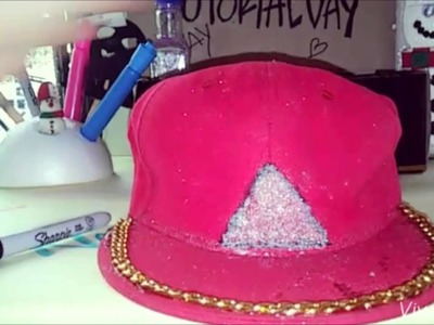 GORRA DIY.decora tu gorra facil