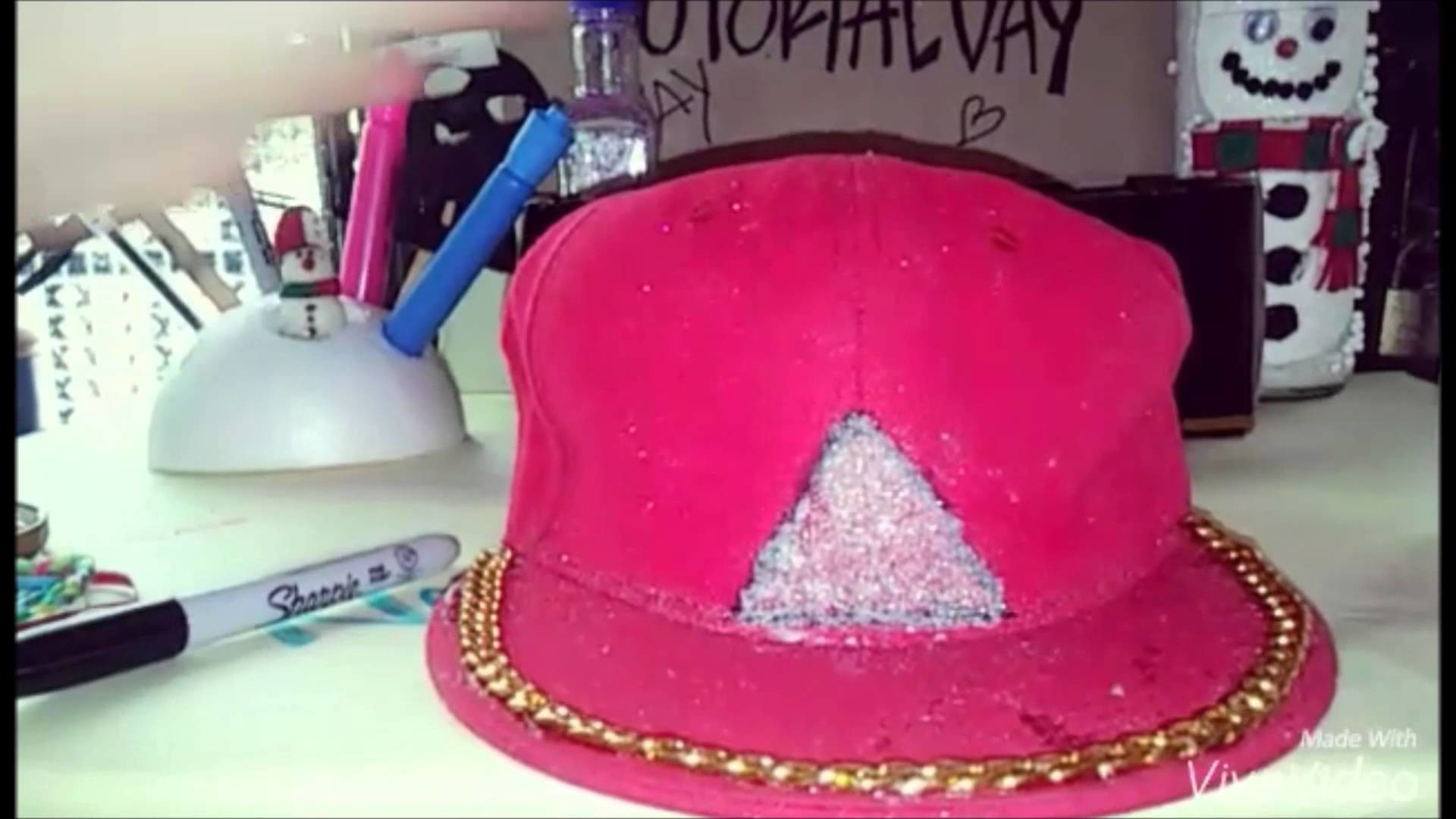 GORRA DIY.decora tu gorra facil