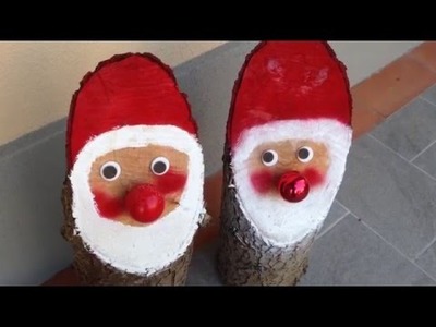 Santa Claus - Diy Wood Babbo Natale Fai Da Te In Legno
