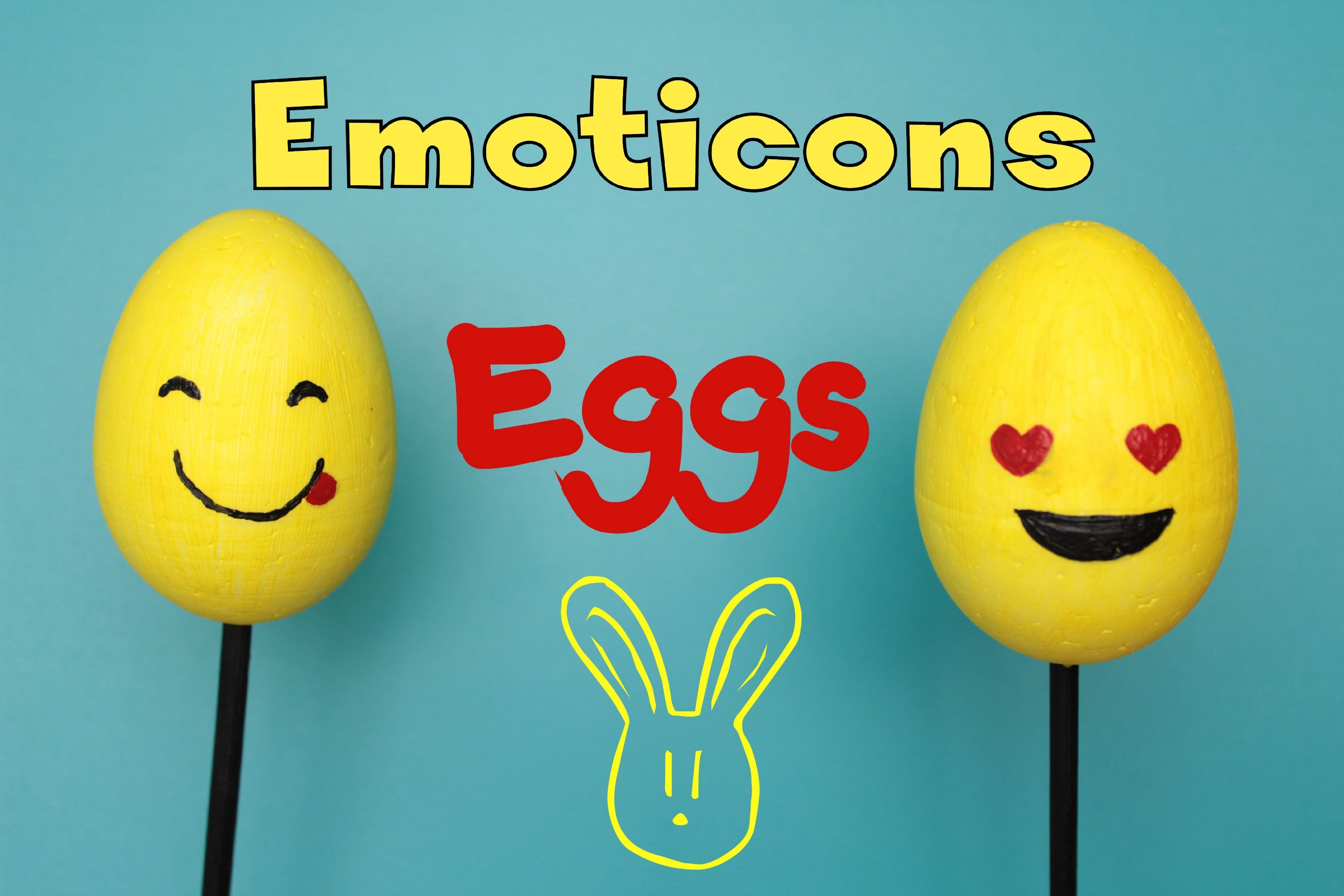 DIY Emoji Eggs - Uova di Polistirolo | Sissy's Creations