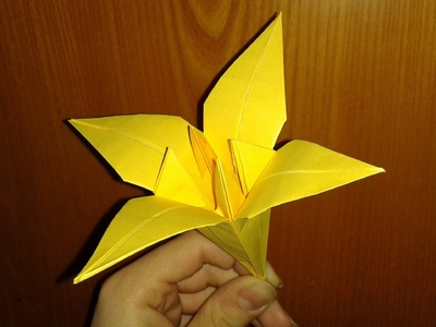 Origami: fiore di iris (facile)