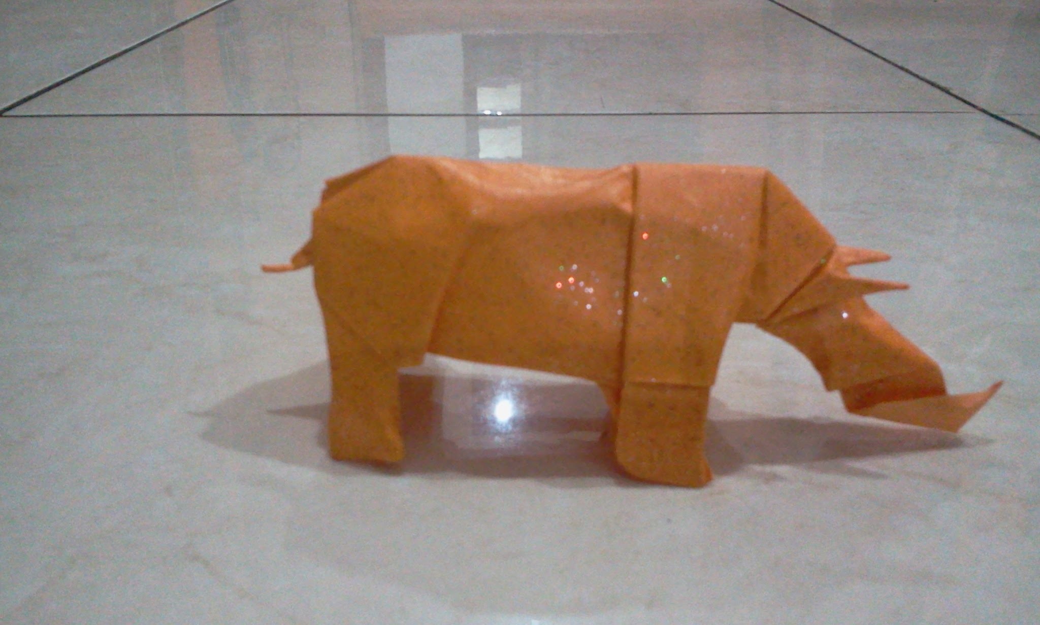 Origami Rhino (lionel albertino)