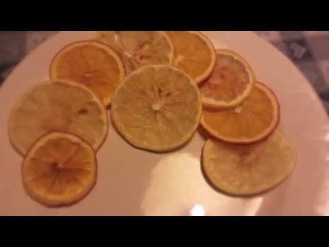 Tutorial: come essiccare fette arance al microonde DIY