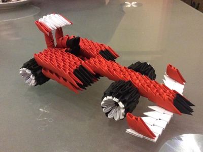 3D origami Ferrari (Formula1)