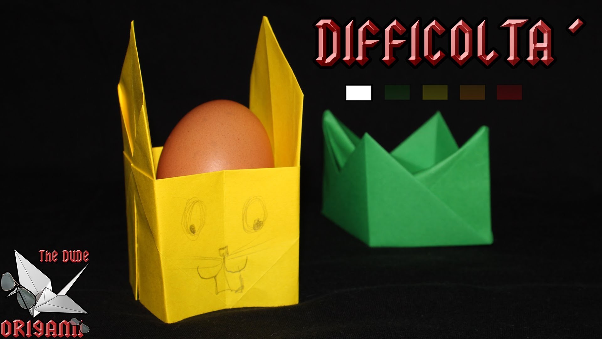 [ORIGAMI ITA] Porta Uova (Di Pasqua) || Origami di Pasqua.Facili o Per Bambini