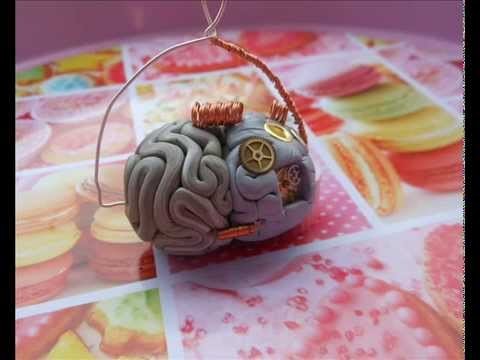 Tutorial cervello steampunk (polymer clay tutorial)