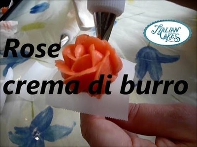 Decorazioni rose in crema di burro (butter cream roses) by ItalianCakes