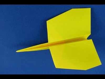 Floating Paper Airplane aereo di carta aereo concorde tutorial