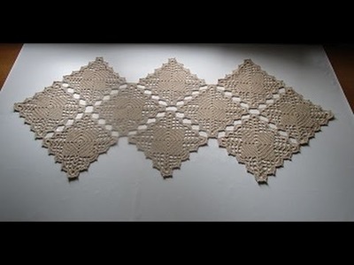 Uncinetto crochet centro tavola centrino tutorial