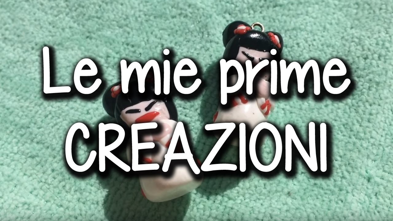 Le mie PRIME CREAZIONI - Fimo e bottoni + PENSIERO finale