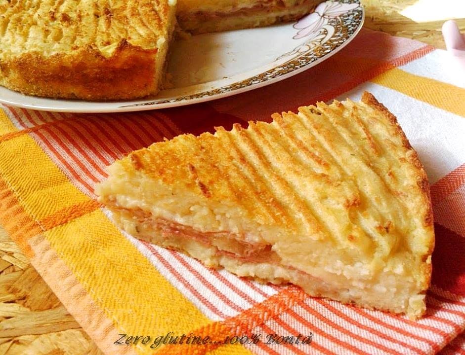 Tortino di patate ripieno