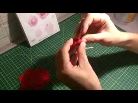 Come creare una rosa 3D con fustella sizzix - n. 656545
