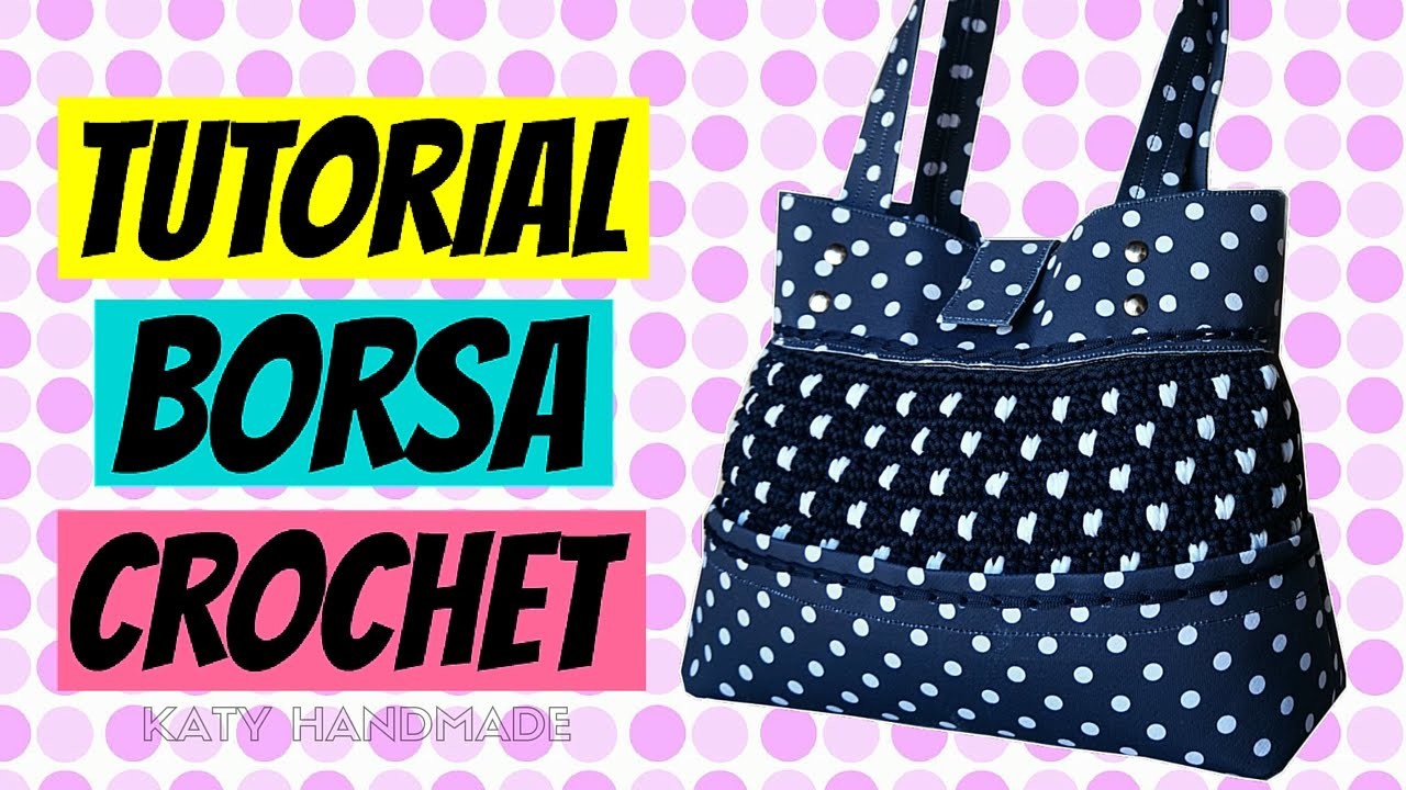 Tutorial borsa "Pois" uncinetto | How to crochet a bag | Punto pois || Katy Handmade