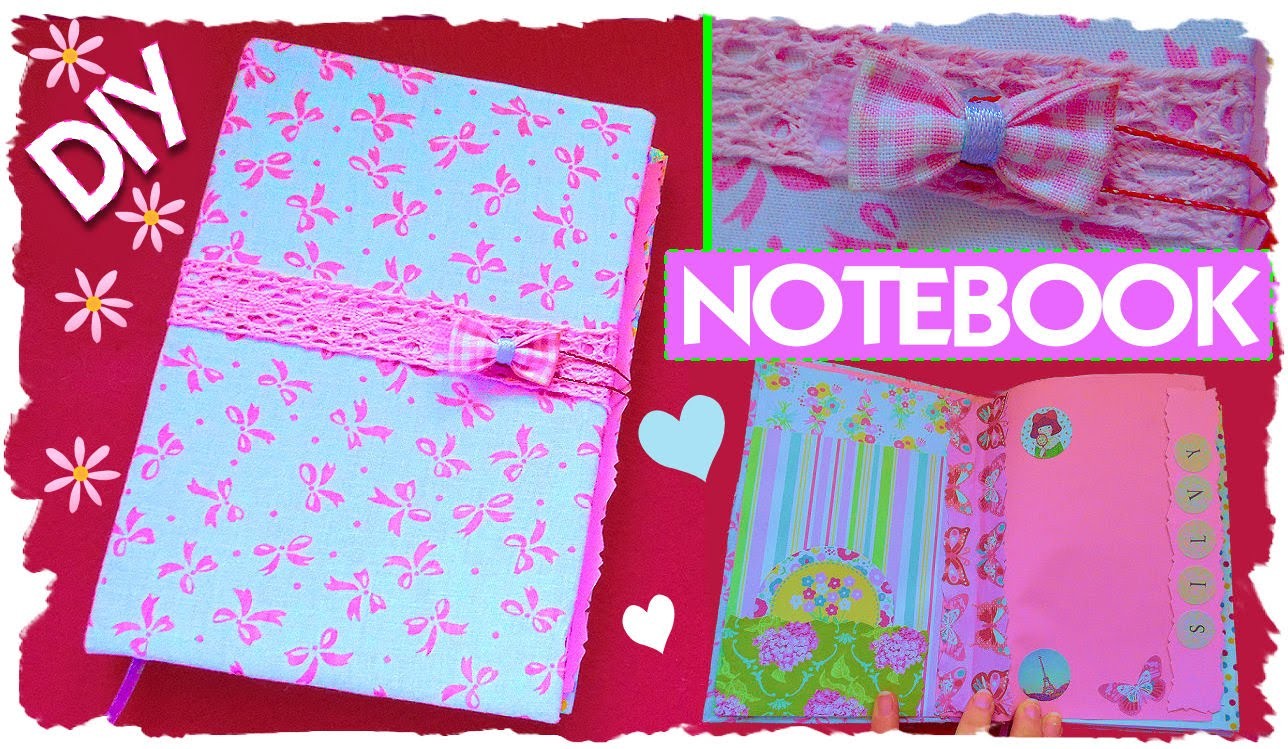 Tutorial: Notebook con copertina in stoffa | Riciclo Creativo | Collab. LadyGiorgia