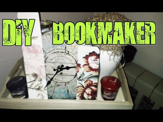 DIY BOOKMAKER- Segnalibro Fai da TE.