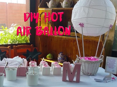 Diy: hot air ballon with ikea lamp.Diy: mongolfiera con lampada ikea