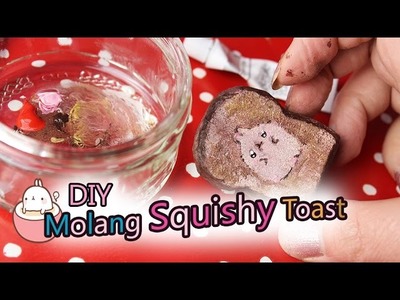 DIY Molang Squishy Toast ❤