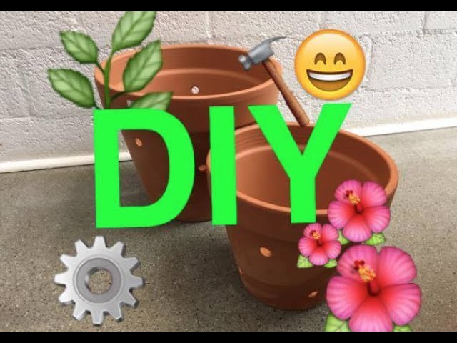 DIY- Come fare vasi bucati per Orchidee e Piante Tropicali.