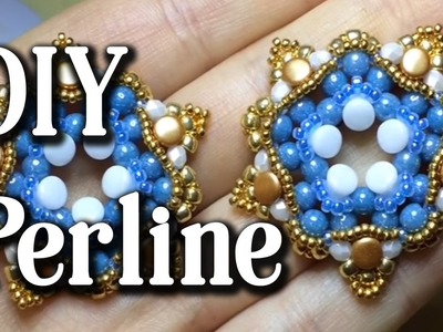 DIY PERLINE  "Stella Atena". Tutorial per PRINCIPIANTI