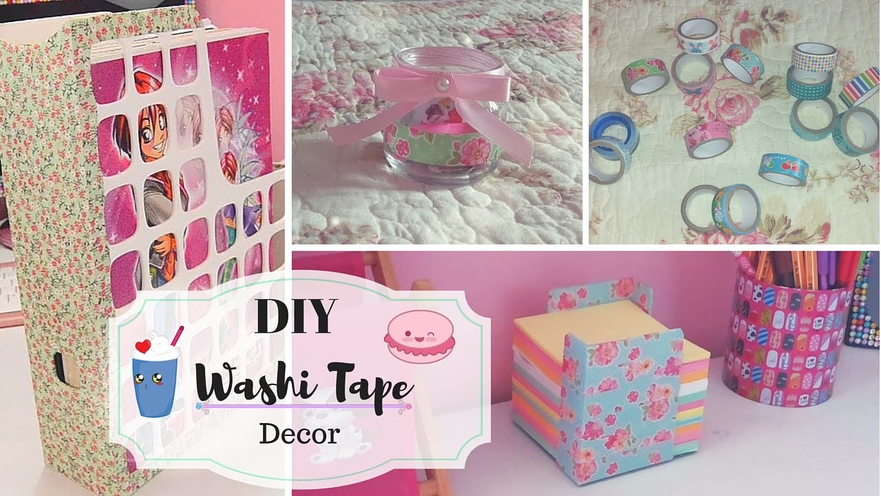 Room Decor DIY with Washi Tape