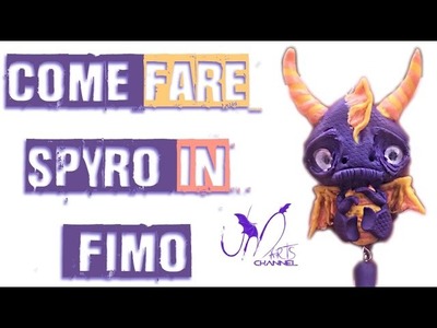Tutorial Fimo - Come fare Spyro il Draghetto - DIY - Playstation Fan art