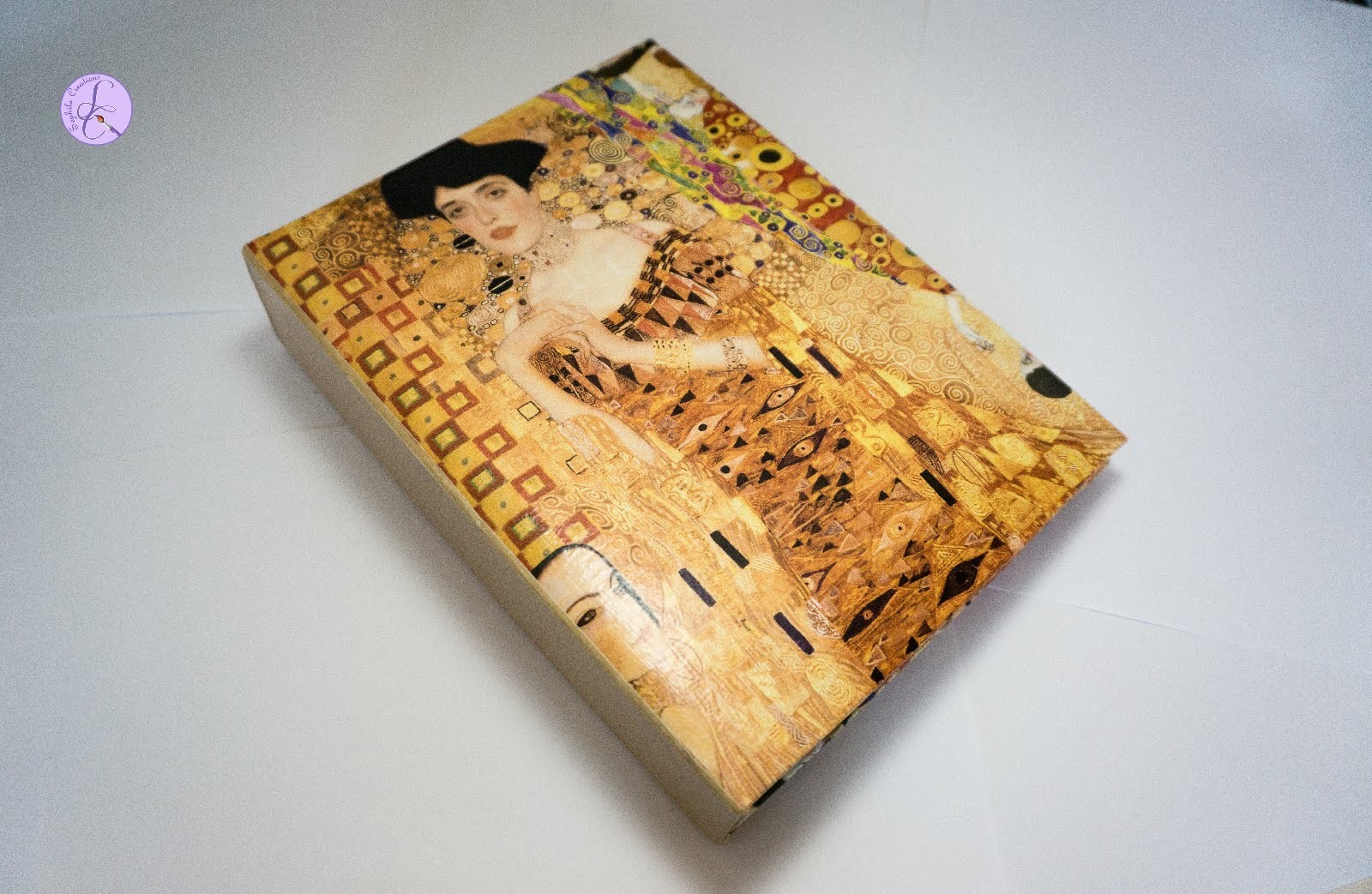 Album Fotografico "Klimt" in Decoupage&Cracklè (ENG SUBS - DIY photo album with decoupage&cracklè)