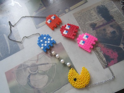 DIY collana pac man con pyssla