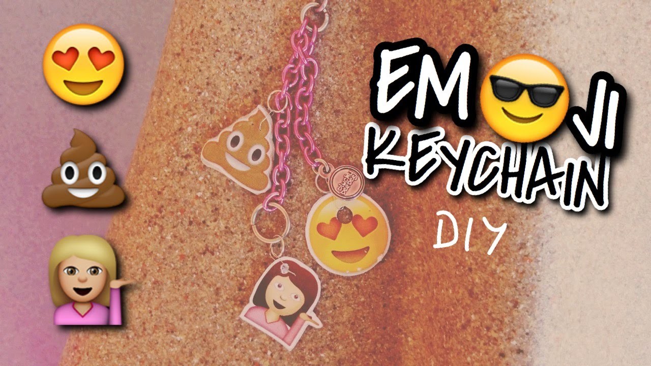 DIY Come creare portachiavi Emoji. S T D