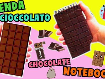 DIY AGENDA CIOCCOLATO (con la porcellana fredda) (Chocolate Notebook) || Iolanda Sweets