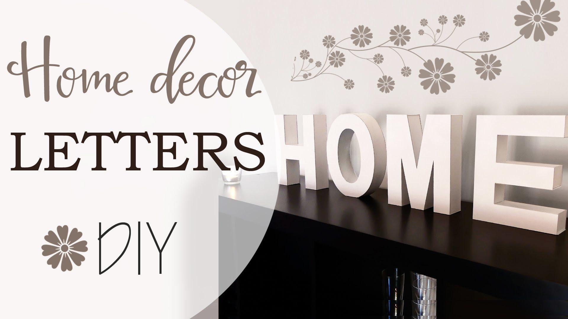 Tuto: Lettere per decorare casa - ENG SUBS Home decor Letters