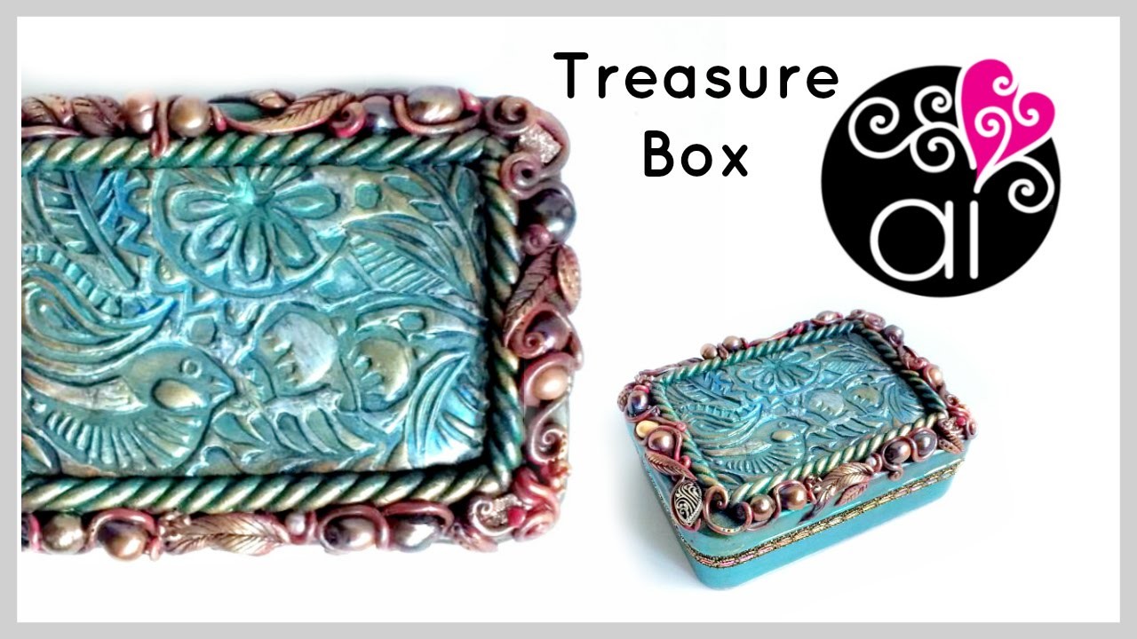 Treasure Box Tutorial | Come rivestire una scatola in stile Fantasy con le Paste Polimeriche