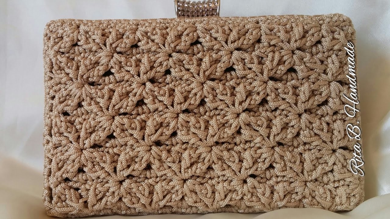CLUTCH Tutorial passo passo - Crochet