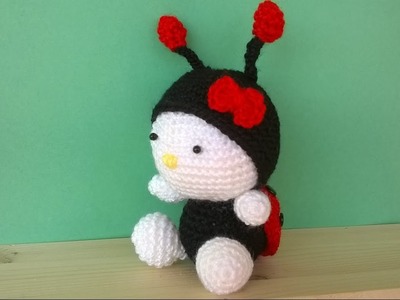 Tutorial Coccinella Uncinetto -Amigurumi Ladybug Crochet -Mariquita Croche - Joaninha Croche