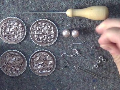 Tutorial orecchini con capsule Nespresso.DIY: Earrings with capsules Nespresso