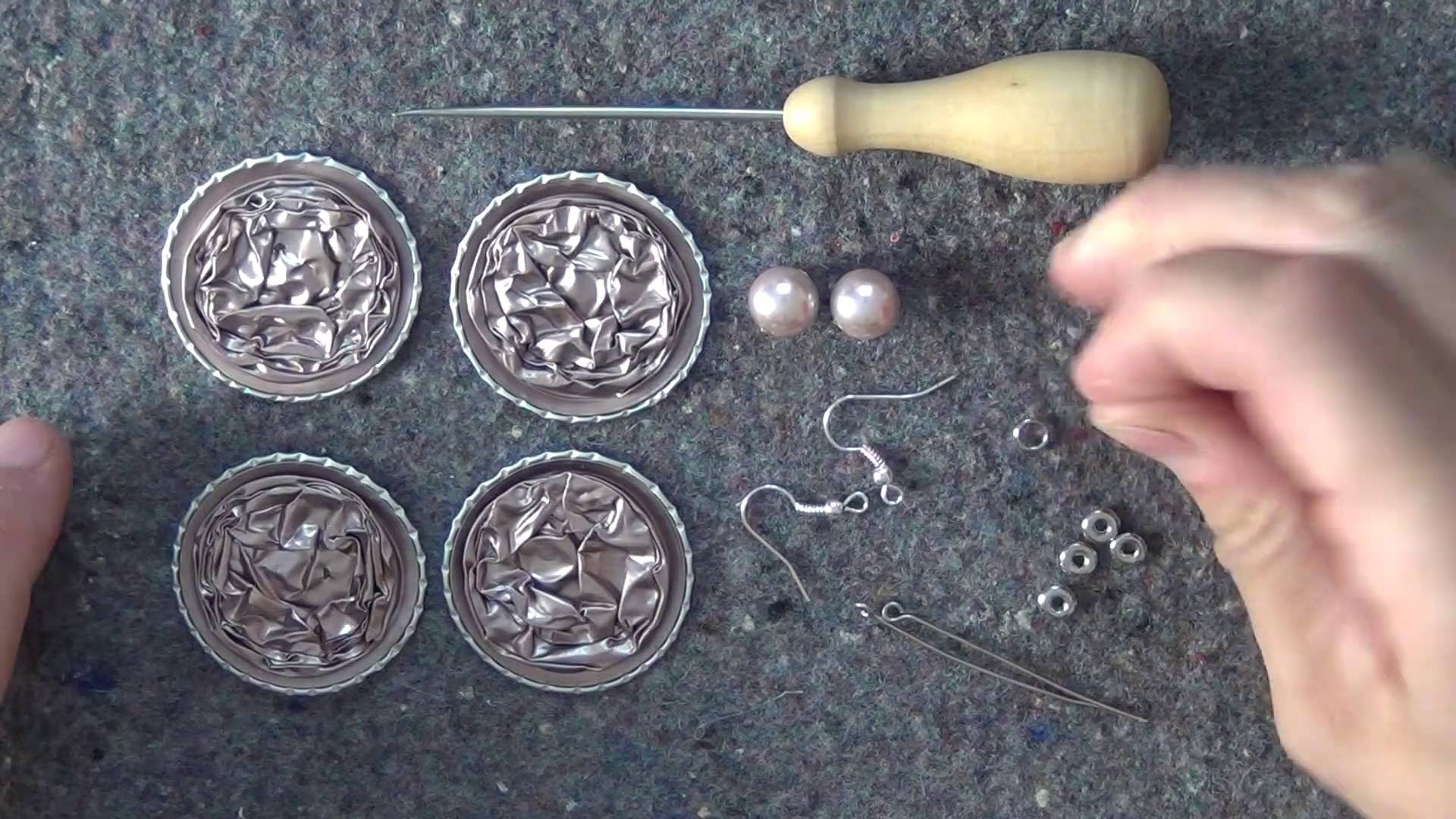 Tutorial orecchini con capsule Nespresso.DIY: Earrings with capsules Nespresso