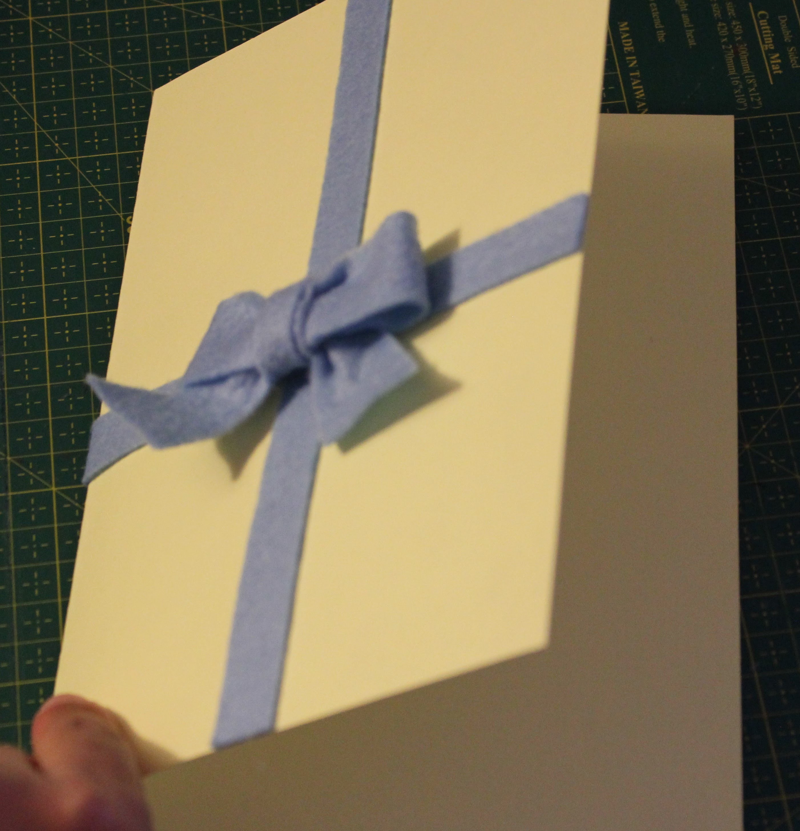 Biglietto augurale "pacco regalo" fai da te (greeting card "gift box" diy)