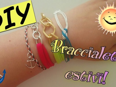 Bracciali Estivi fai da te | Summer Bracelets |  DIY Pinterest Inspired