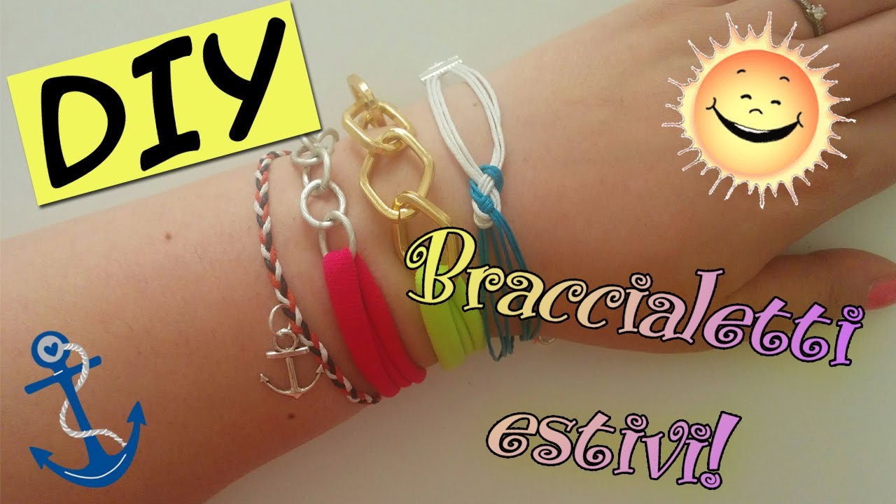 Bracciali Estivi fai da te | Summer Bracelets |  DIY Pinterest Inspired