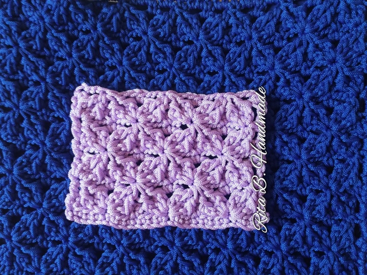 Tutorial Punto rombostella uncinetto - Crochet