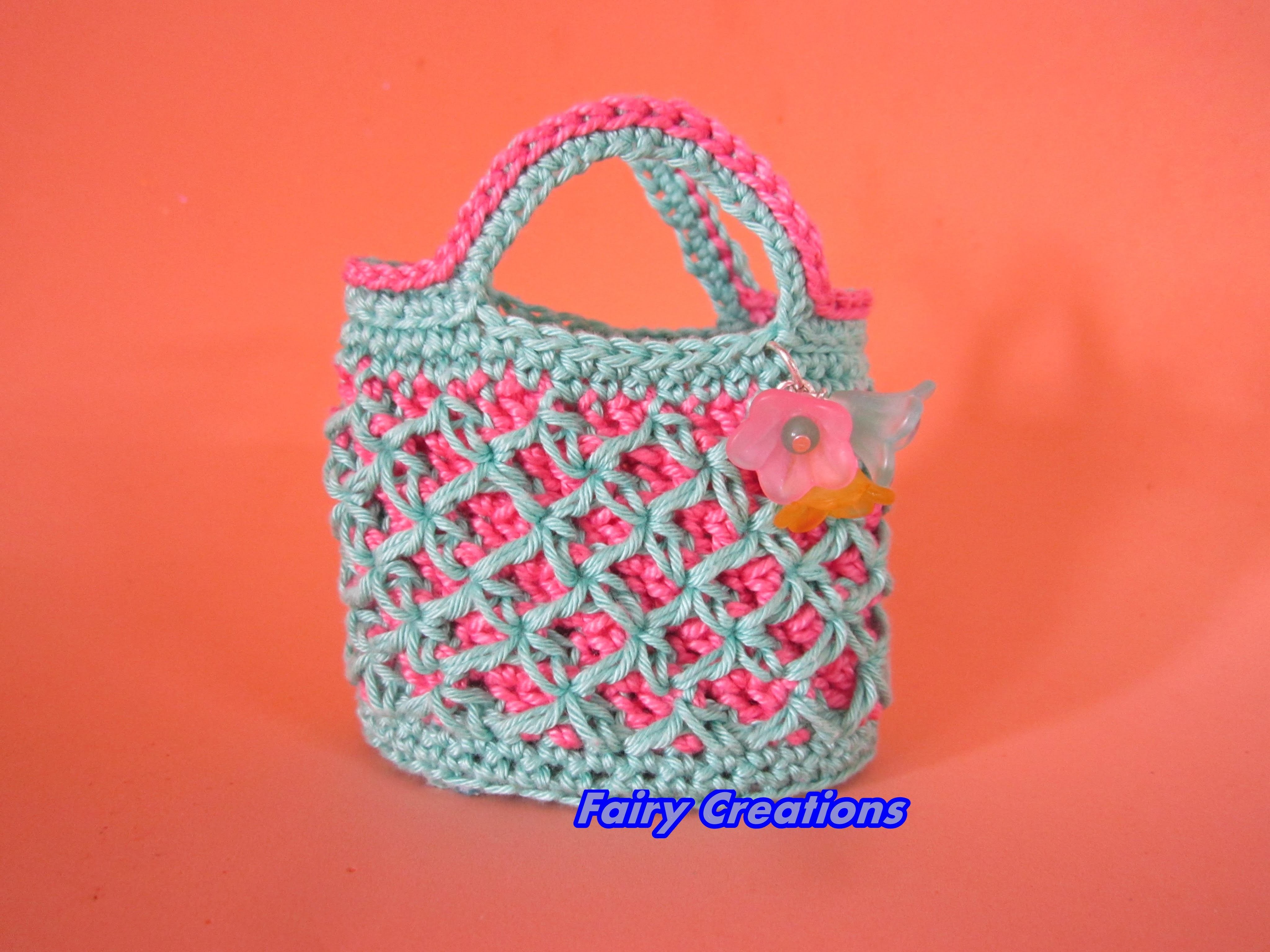 DIY tutorial borsetta crostata, DIY crochet bag