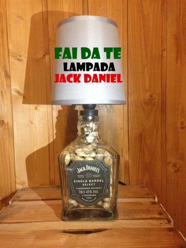 FAI DA TE - Lampada Jack Daniel 2.0 (DIY - Jack Daniel lamp 2.0)