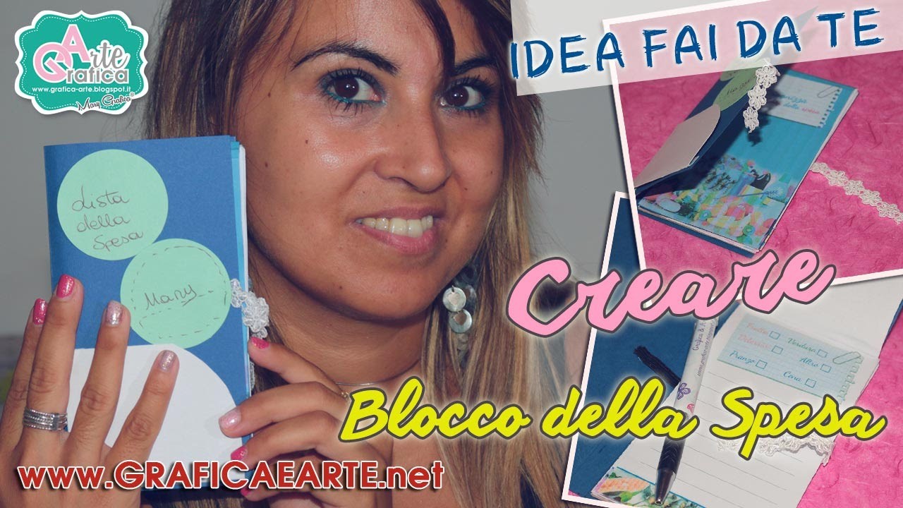 FAI DA TE - DIY - REALIZZARE UN BLOCCHETTINO DELLA SPESA