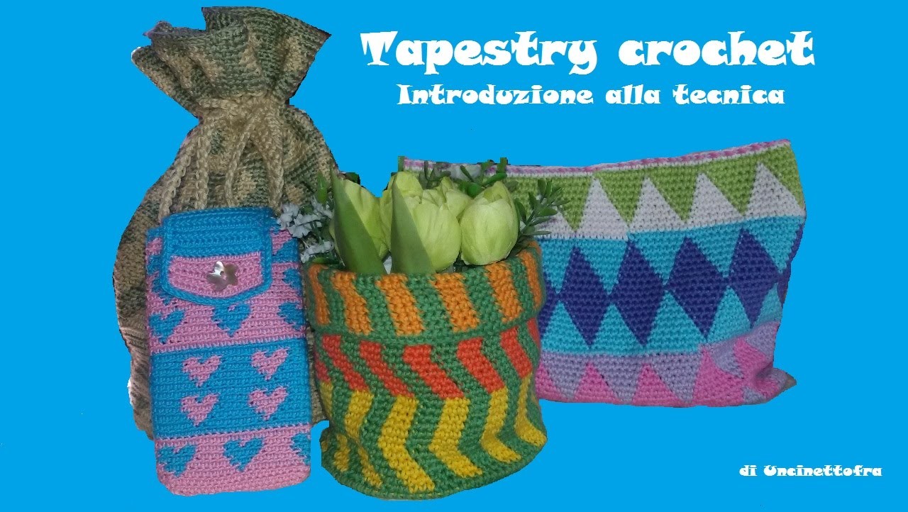 Tapestry crochet: introduzione e tutorial per realizzare il cerchio.