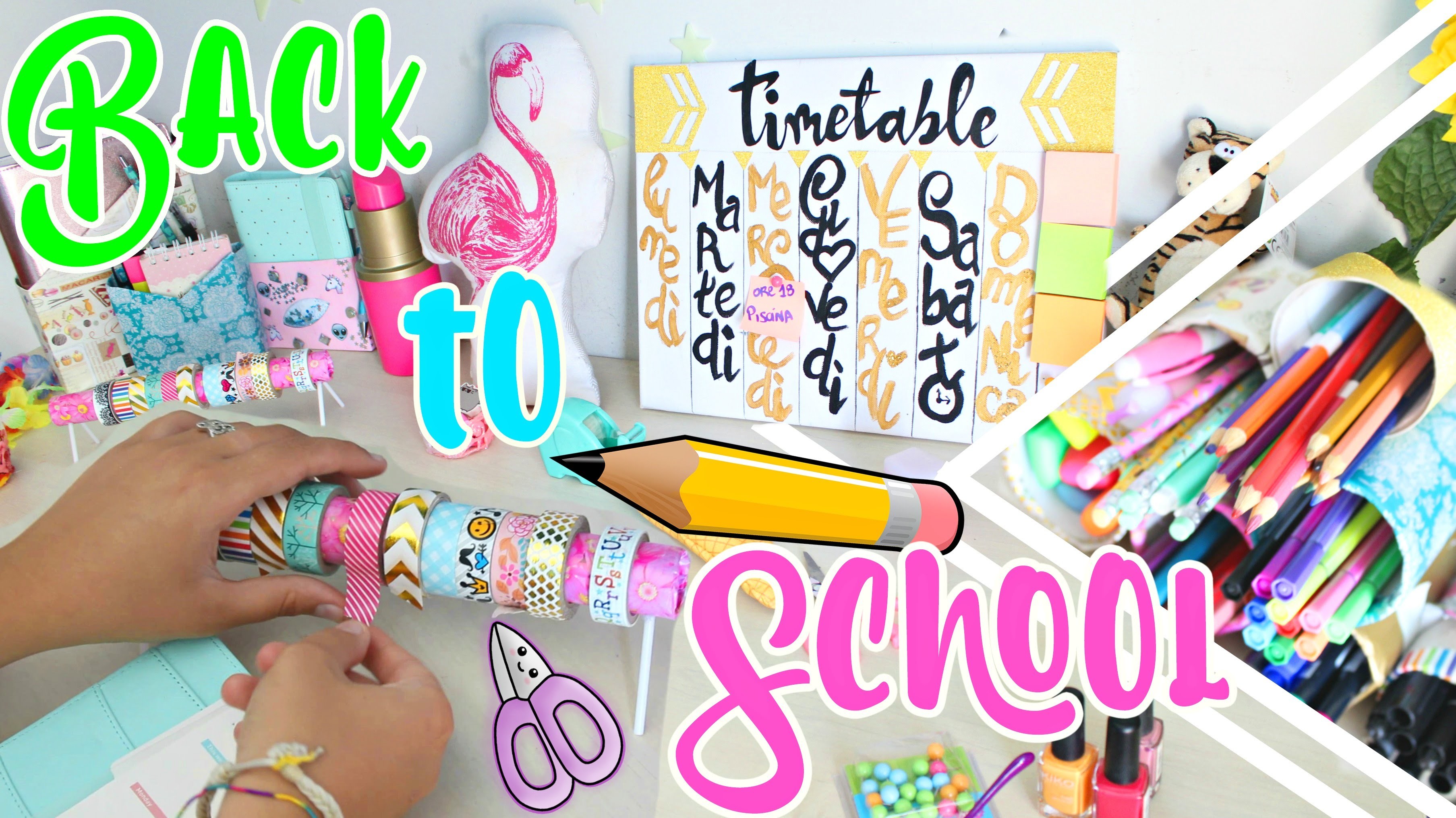 DIY BACK TO SCHOOL ITA! Organizzazione & Room Decor! [SUB ENGL]  #DIYConNancy | Nancy Joli Bijoux