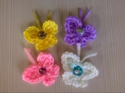 Tutorial Farfalla Uncinetto -Amigurumi- Butterfly Crochet - Mariposa borboleta croche