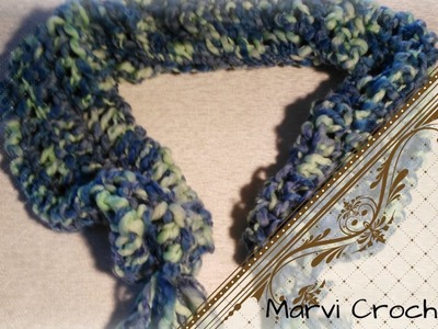 Tutorial sciarpa,scaldacollo,uncinetto.crochet infinity scarf