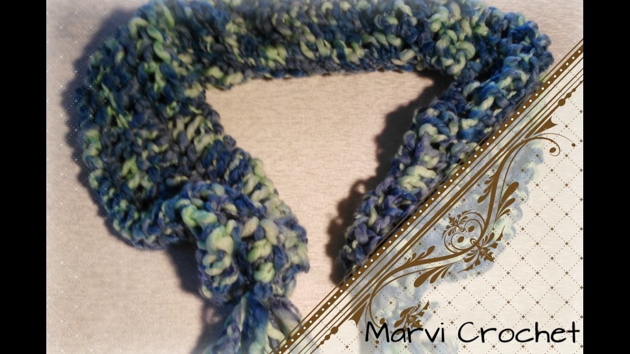 Tutorial sciarpa,scaldacollo,uncinetto.crochet infinity scarf